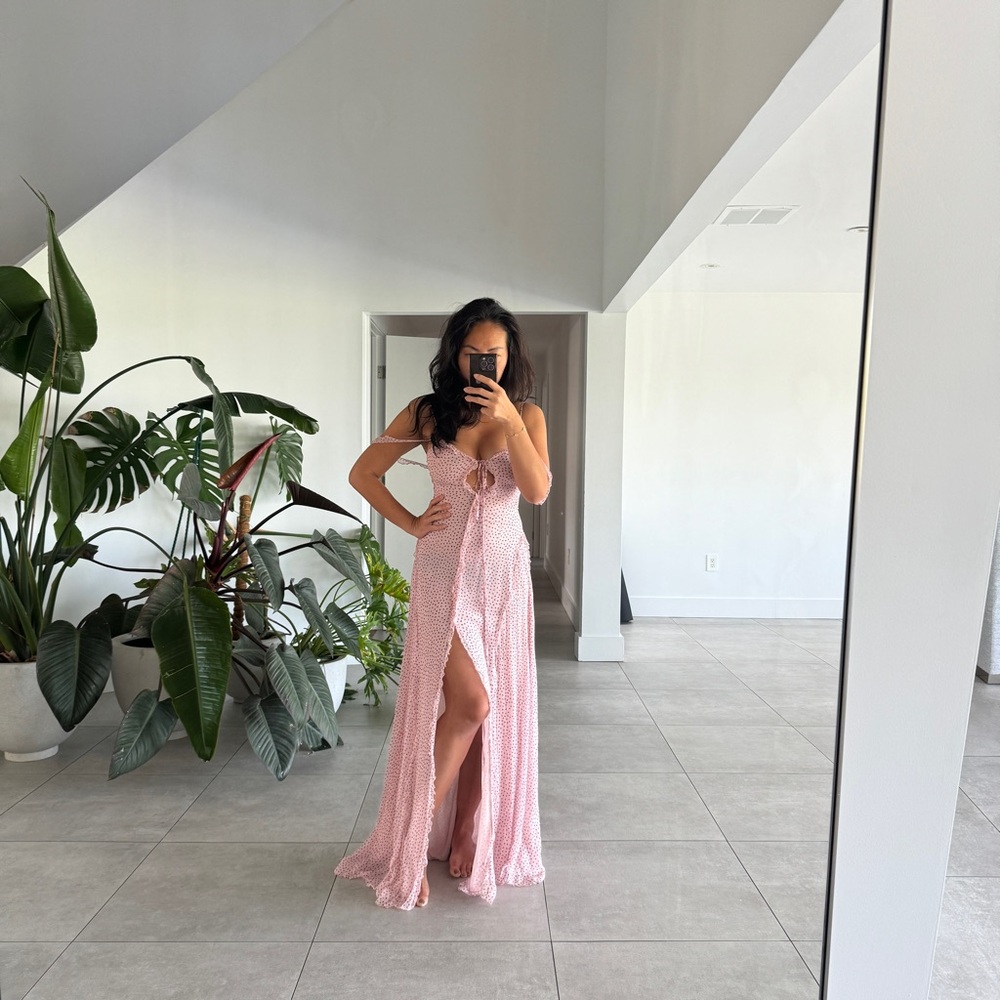 Stunning BLUMARINE Pink Maxi Dress